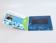 Matt Lamination LCD Video Brochure Card Memory Flash And Custom Dimensions