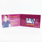 10 &quot; LCD Video Brochure 6 Infolder Buttons 350g / 1200 G Paper Printed