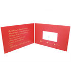 HD IPS LCD Video Business Cards Artificial Style With Paper Material