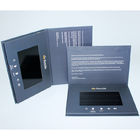 business advertising electronic 4.3inch video booklet with USB cable , video brochure card