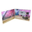7 Inch LCD Video Greeting Card Custom Fashion Design With A5 Paper Digital Picture Frame