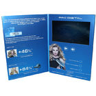 VIF Free Sample Magnetic switch graduations digital video brochure 7 inch  with A4 / A5 paper for business invitations