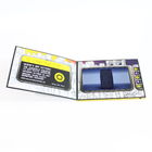 LCD Card Video Brochure Video Plus Print In Book Rechargeable 300-2000mA Battery