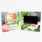 VIF HD Usb Advertising Lcd Business Cards Digital LCD Screen With 210x210 Cmyk UV Printing
