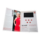 Video In Folder Business Invitation Cards A5 A4 Dimension Electric Video Book For Media Promotion