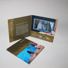 3D Audio LCD Touch Screen Video In Print Brochure HD Greeting Card For Business