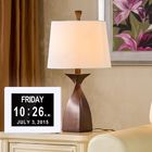 Snooze Function LED Digital Calendar Living Room Clock Day Time Clock
