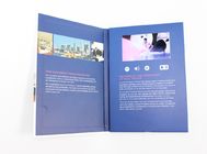 4.3&quot; hardback Rechargeable video business cards for business promotional , 2G / 4G / 8G