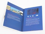 4 GB CMYK printing lcd video card , lcd video brochures for fair display