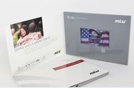 Bespoke Multi - page LCD Video Brochures , lcd video mailer with multimedia effect