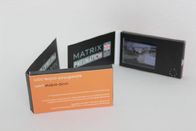 customized lcd video business cards with hard cover , A4 / A5 size