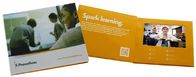high resolution Advertising 5 inch screen Video Greeting Card with 2G memory