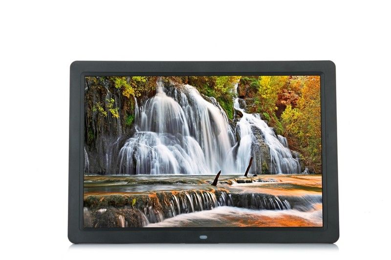 15.4'' LCD Screen 1280x800 LCD Video Brochure USB AVI Black Color Advertising Player
