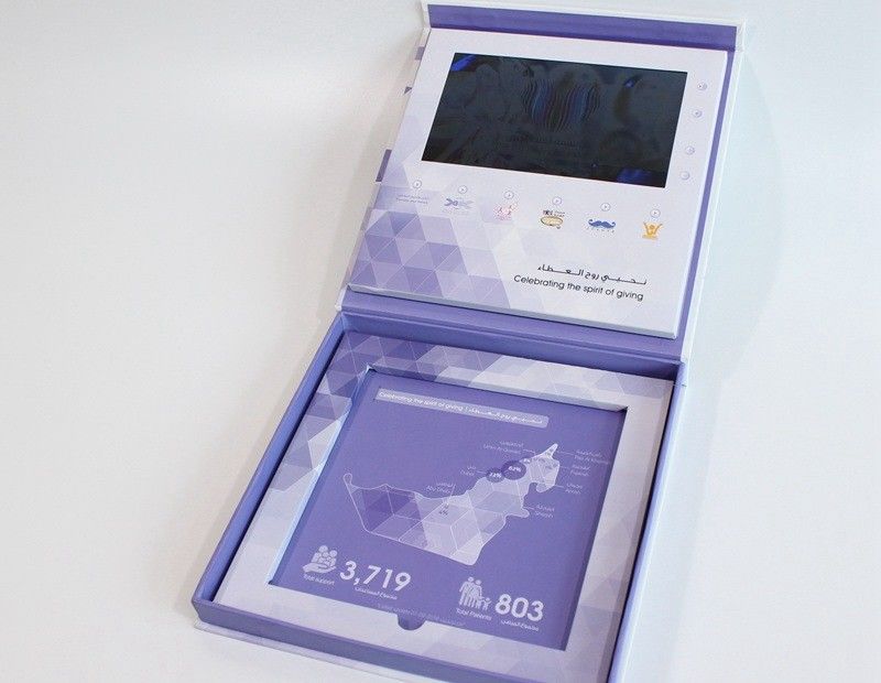 Custom LCD Video Card Video Greeting Card Screen Size 10.1 Inch