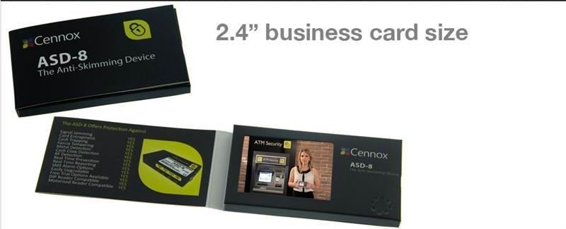 Talking Elegant USB port TFT Video Postcard for business , Customized size