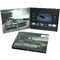 Business Gift 5"IPS Screen Video Brochure ,Video Brochure Card ,Lcd Video brochure Card with 210x165mm UV brochure print