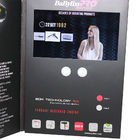 Advertising promotional lcd video greeting card with Magnetic switch , ON / OFF button switch