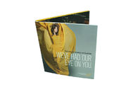 Folded  Video Greeting Card , LCD Video Invitation Card For Play Videos / Photos / Musics