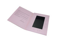 4.3Inch Multi - pages Video Booklet for Trade Show , 512M lcd video brochure card