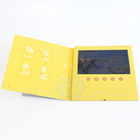1024 x 600 Resulotion Video Brochure Card Switch Buttons With Micro - Thin LCD Screen