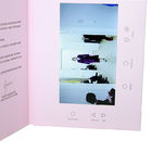 Book Shaped LCD Video Brochure Magnetic Switch For Marketing Events