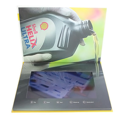 Handmade LCD Video In Folder 10 “ HD Screen For Business / Advertisement