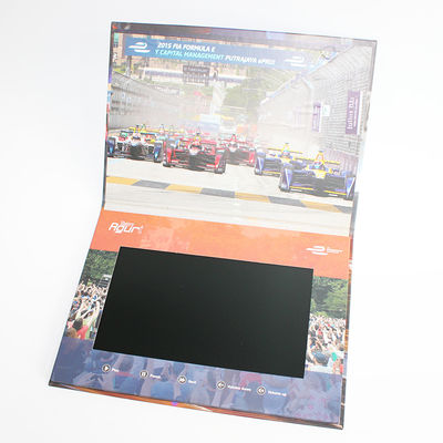 Handmade LCD Video In Folder 10 “ HD Screen For Business / Advertisement