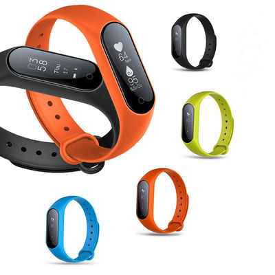 Low Power Consumption Smart Bluetooth Activity Bracelet 0.87 Inch Button / APP Control