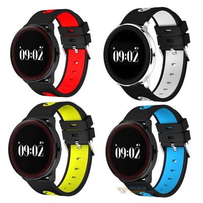 Ip68 Smart Bluetooth Fitness Bracelet Clever Clock High Resolution Round Touch LCD