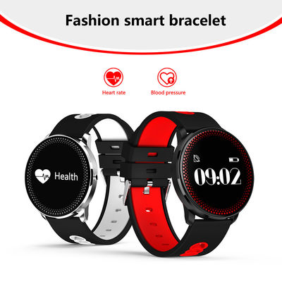 Ip68 Smart Bluetooth Fitness Bracelet Clever Clock High Resolution Round Touch LCD