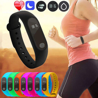 Light Weight Bluetooth Smart Bracelet , Bluetooth Fitness Tracker Bracelet For Heart Rate Monitoring