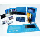 Video In Folder Free Sample Limited 5&quot; Handmade Promotional LCD Video Brochure With free USB Cables and CMYK Printing