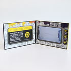 LCD Card Video Brochure Video Plus Print In Book Rechargeable 300-2000mA Battery