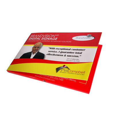 Event Invitations LCD Paper Plus Print Video Book With Rechargeable Battery