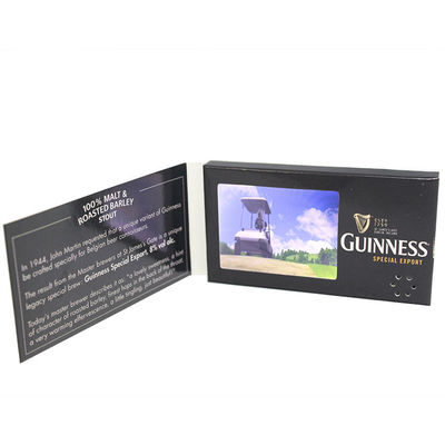 Light Sensor 2.4 Inch LCD Video Brochure 128M USB Connection With Li - Battery