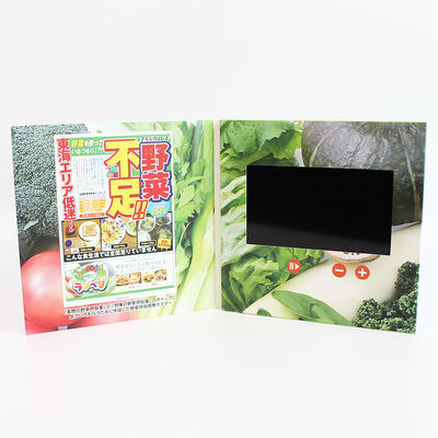 VIF HD Usb Advertising Lcd Business Cards Digital LCD Screen With 210x210 Cmyk UV Printing