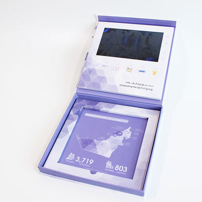 Lcd Screen Video Folder Video Greeting Cards Folder In Print Brochure CMYK 4 Color