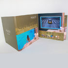 Lcd Video Gift Box LCD Video Brochure Memory Capacities 128 MB-8 GB Mini USB Port