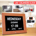 800x600 Digital Calendar Clock 5V 1A Greeting Card Folder