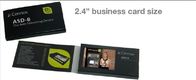 high resolution artwork lcd video card , 2G / 4G Advertising video booklet