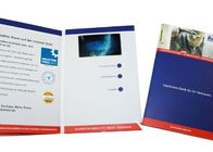 Full colors LED Video Brochure Card , graduations / birthday parties video booklet