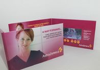7 Inch Custom Lcd Talking Video Greeting Brochure Card With Led Light