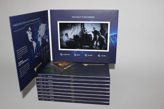 7"TFT touch Screen Rechargeable LCD Video Brochure For Business Promotional