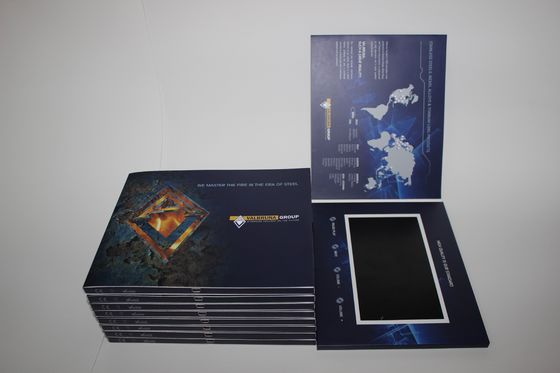 7"TFT touch Screen Rechargeable LCD Video Brochure For Business Promotional