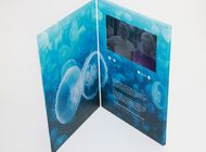 custom Multi - page handmade lcd video greeting card for fair display