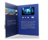 7 inch screen Video Postcard with swich buttons , video business cards with Sound speakers