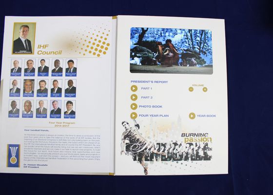 VIF Free Sample 2G CMYK printing LCD Video Invitation Card for promotional activities