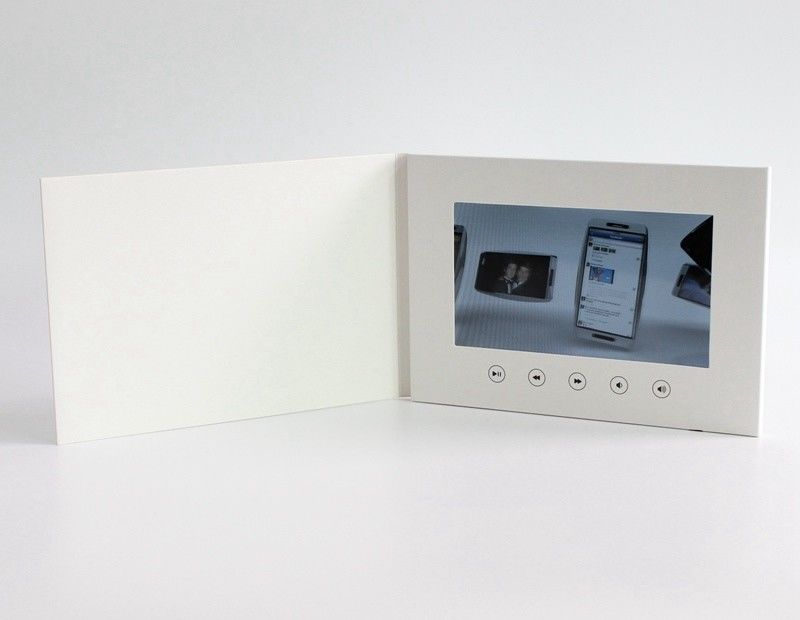 VIF Free Sample 2G CMYK printing LCD Video Invitation Card for promotional activities