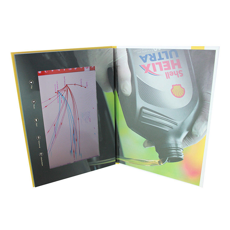 Video IN Folder 10.1 inch 4GB memory video brochure card with touch screen  USB cable free provided