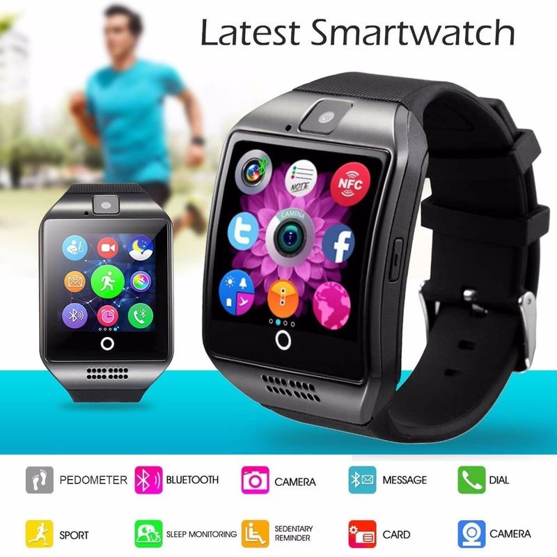 IOS / Android Bluetooth Smart Bracelet Support Facebook Whatsapp With 0.3 Mp Rear Camera